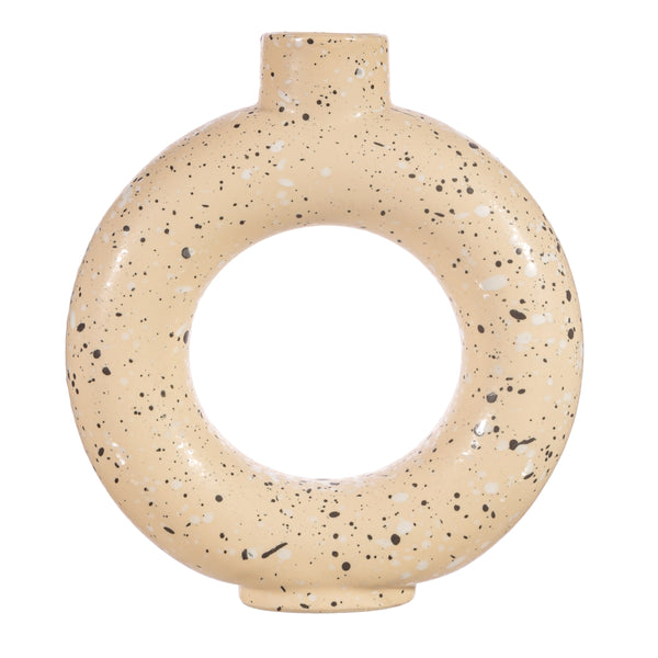 Hey Ho & Co Sand Terrazzo Speckled Circle Vase