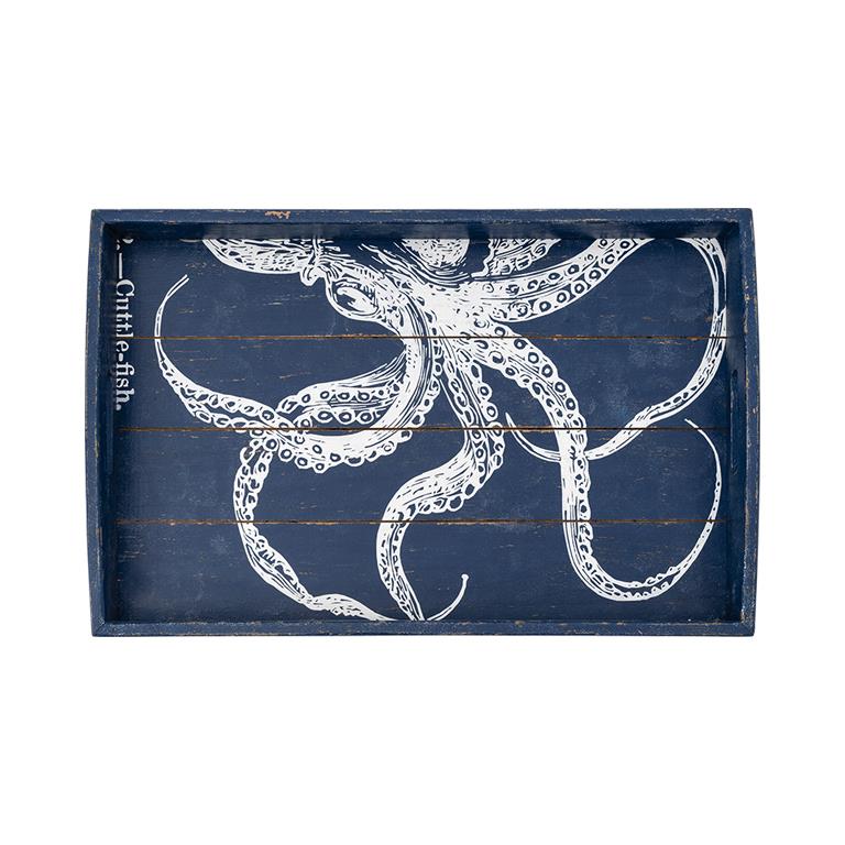 Batela Octopus Wood Tray