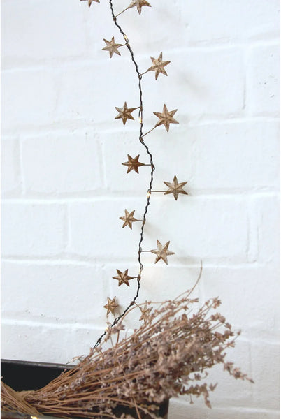 Starlight Antique Star Light Chain Garland - (Battery)