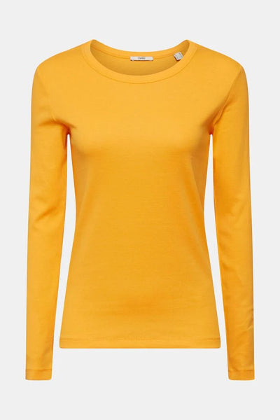 ESPRIT Long Sleeved Shirt In Orange