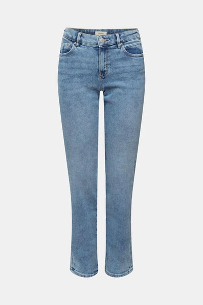 ESPRIT High Rise Straight Jeans In Light Wash