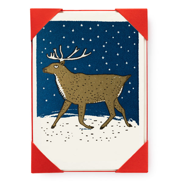 Reindeer - Pack Of 5 Notelets