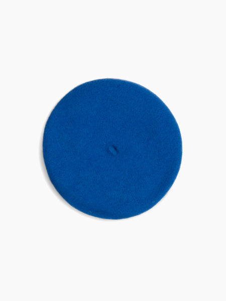 Flora Beret - Blue