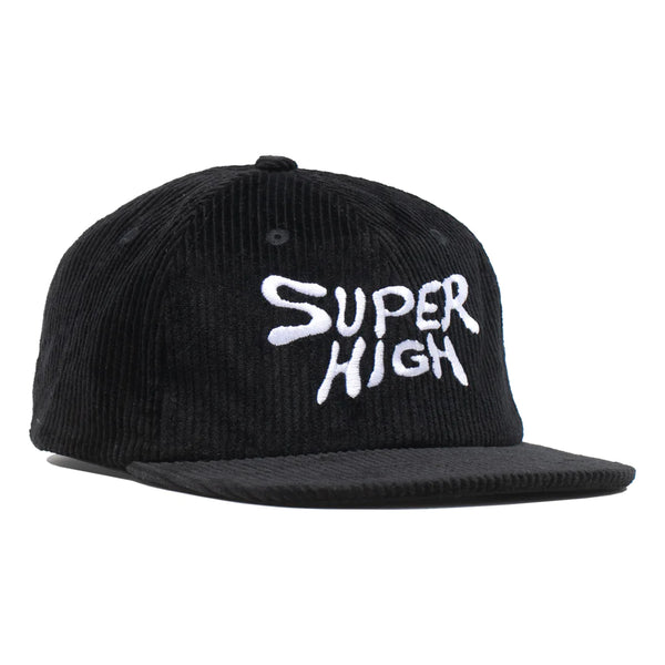 Super High 6 Panel Cap - Black