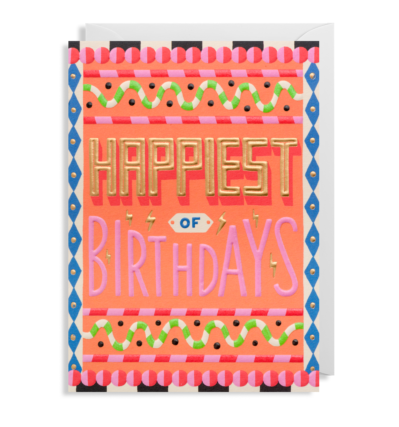 Lagom Design Happiest of Birthdays Card