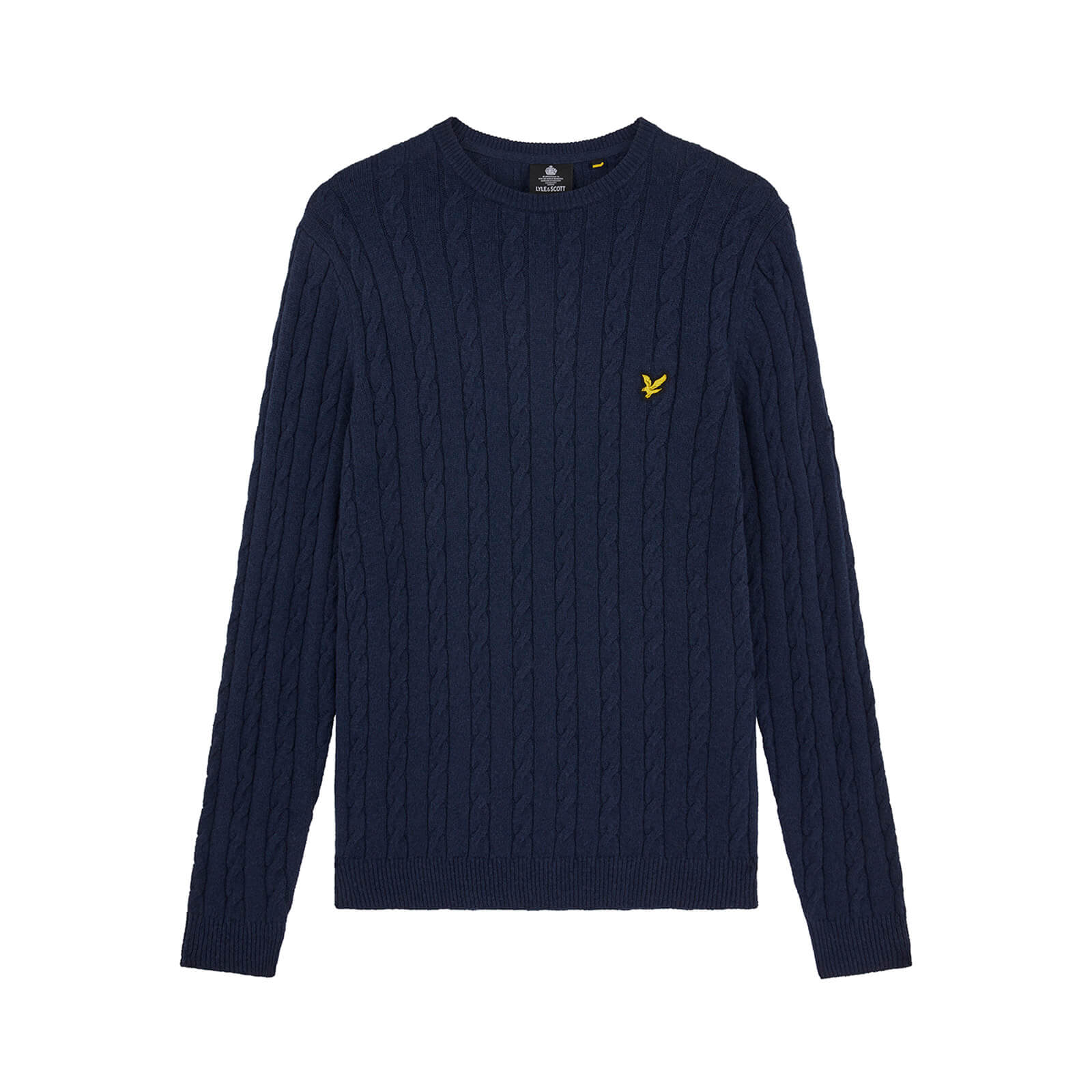 Cable Knit Jumper (Dark Navy)