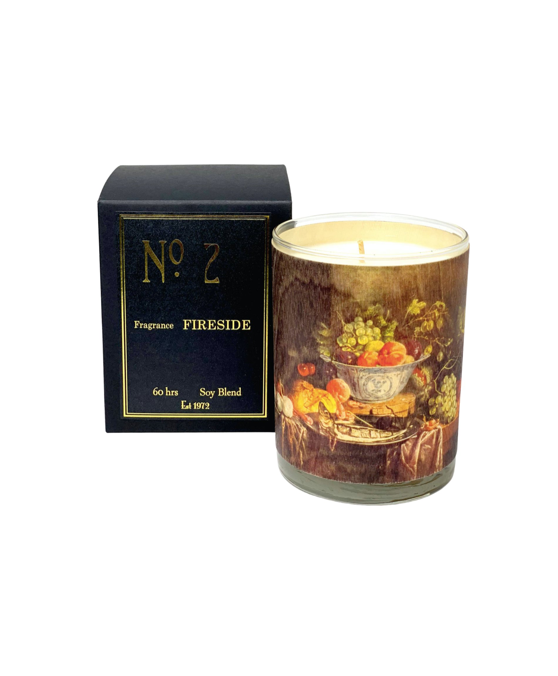 Spitfire Girl No. 2 Fireside Wood Wrapped Candle