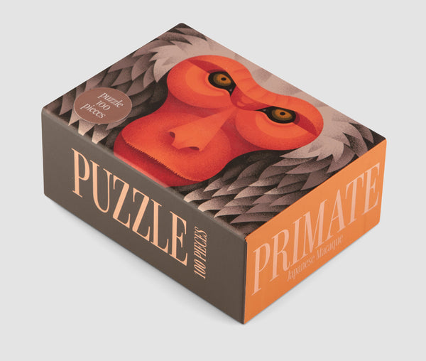 PrintWorks Puzzle - Primate, Japanese Macaque (100 Pieces)