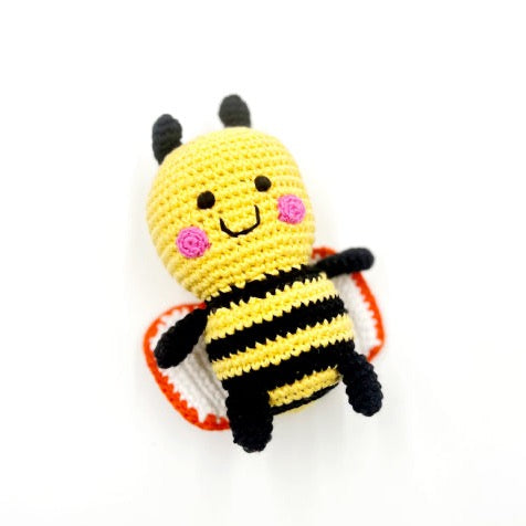 Organic Bumble Bee Rattle