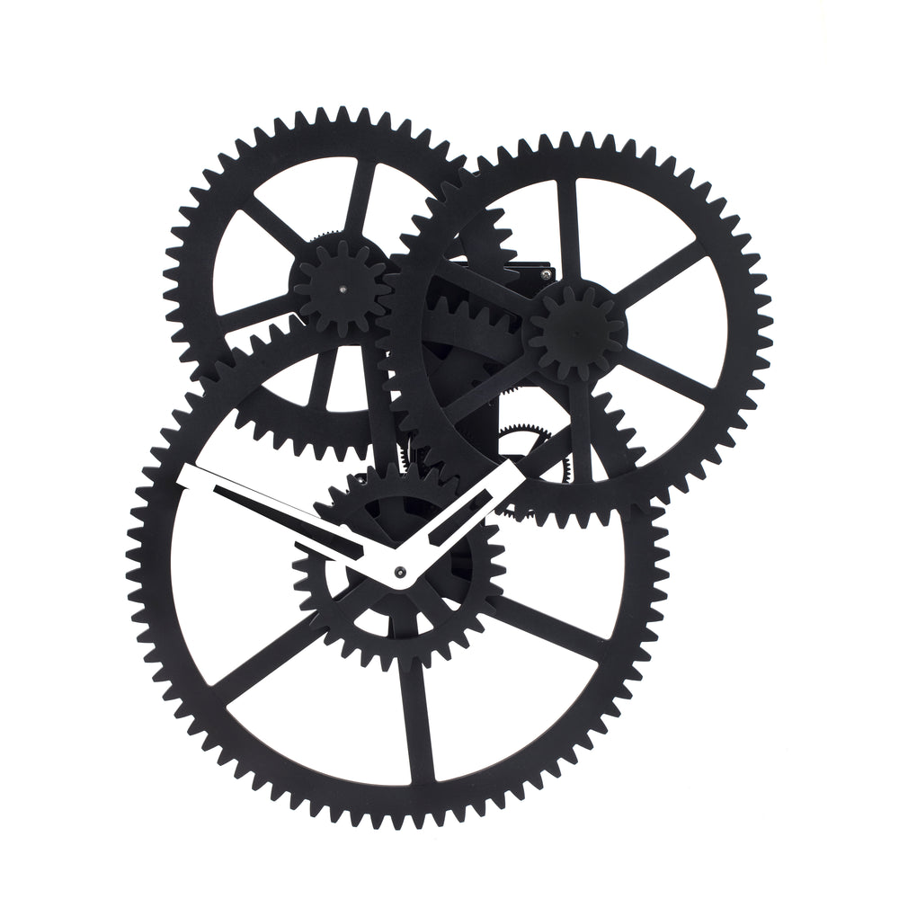 Triple Gear Wall Clock