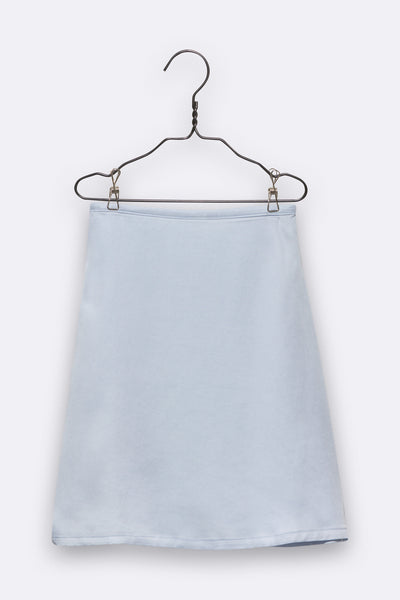LOVE kidswear Livia Skirt In Silvery Blue Tencel For Kids