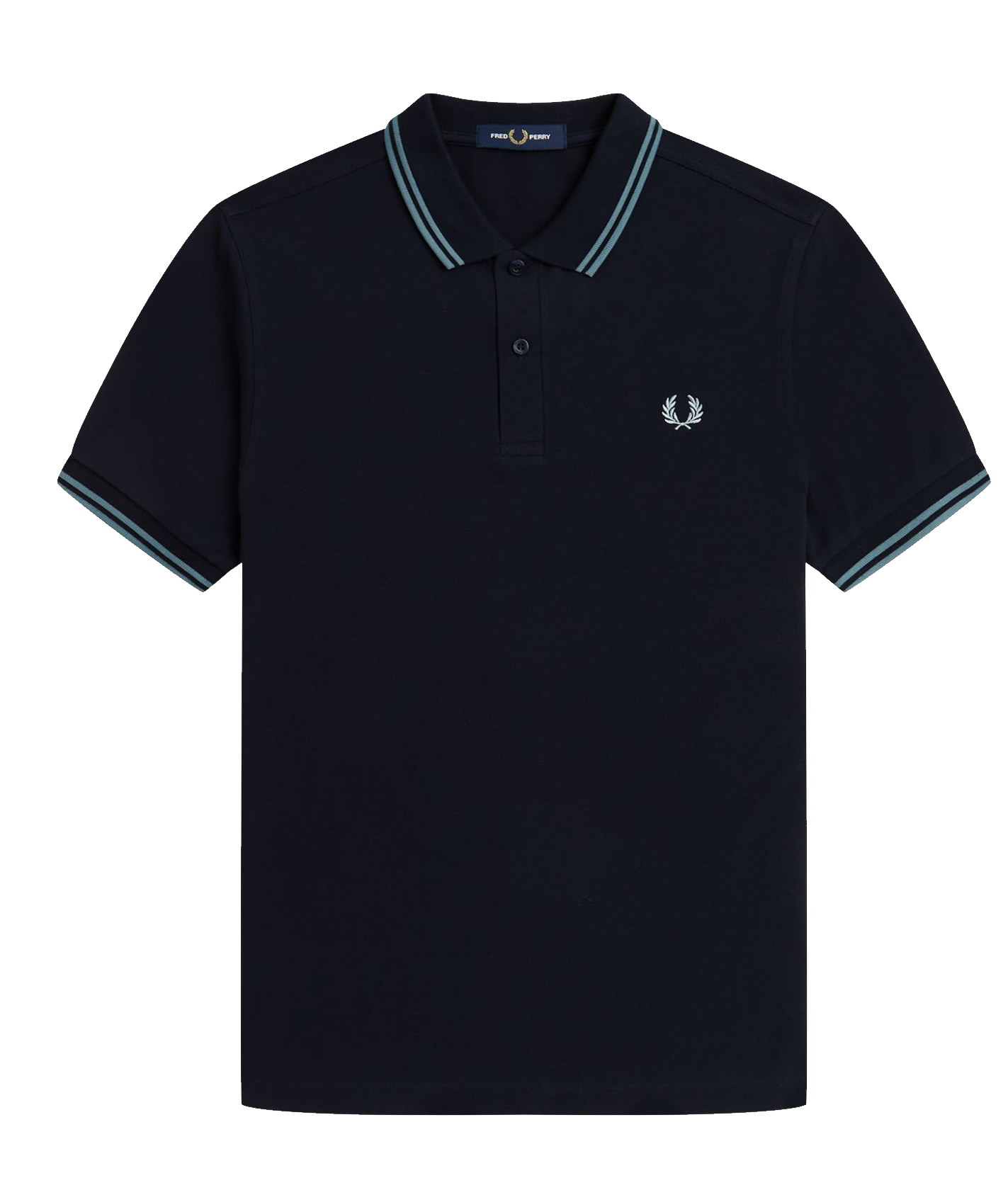 fred-perry-fred-perry-slim-fit-twin-tipped-polo-navy-and-silver-blue