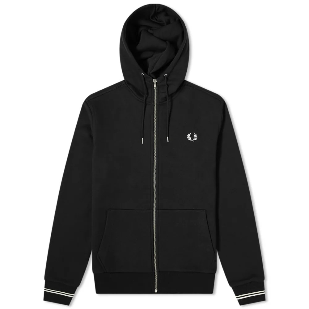 Fred Perry Fred Perry Authentic Zip Hoody Black