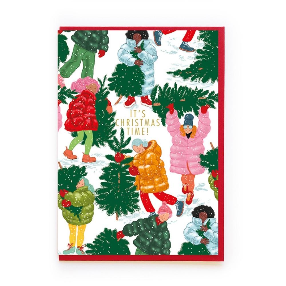 Christmas Girls Charity Cards - Pack of 5