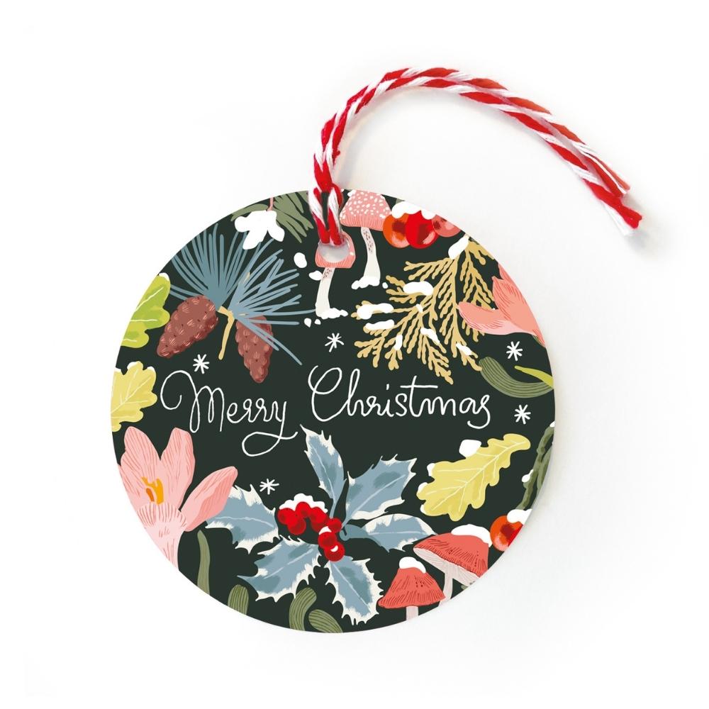 Noi Winter Floral Gift Tags
