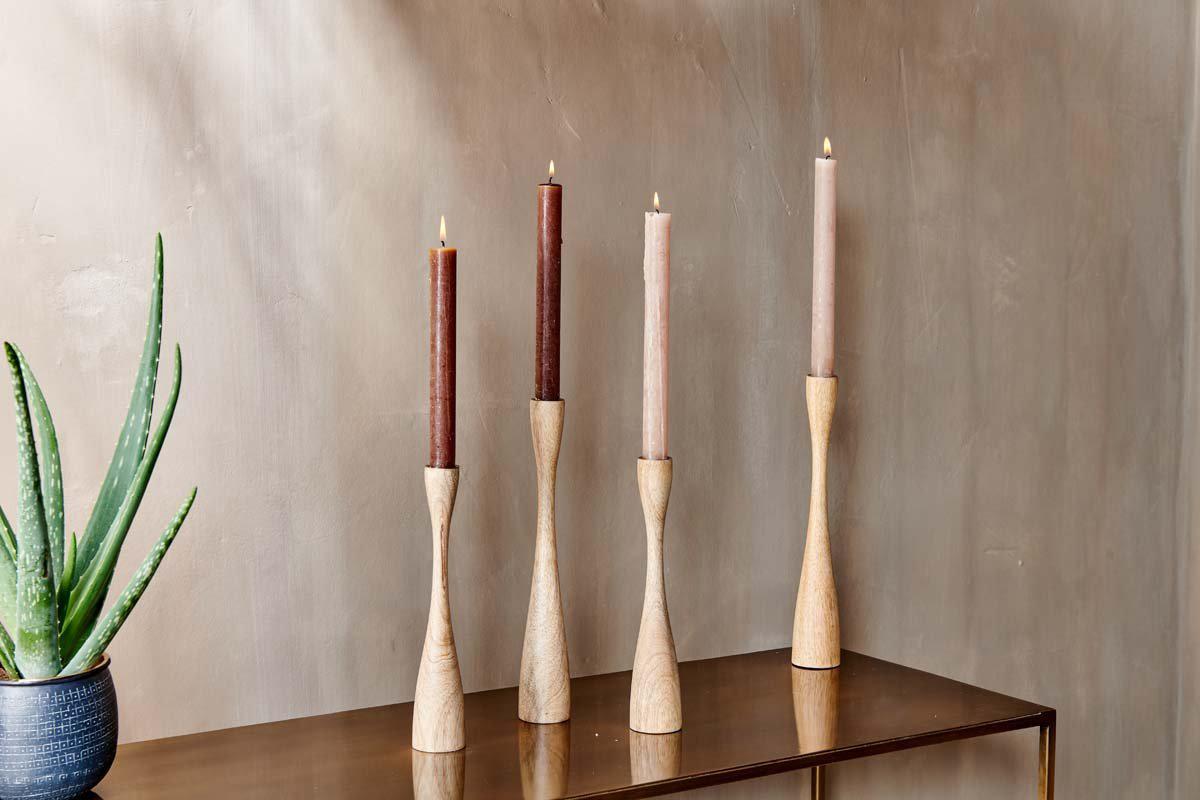 Trouva: Large Mango Wood Himba Candlestick