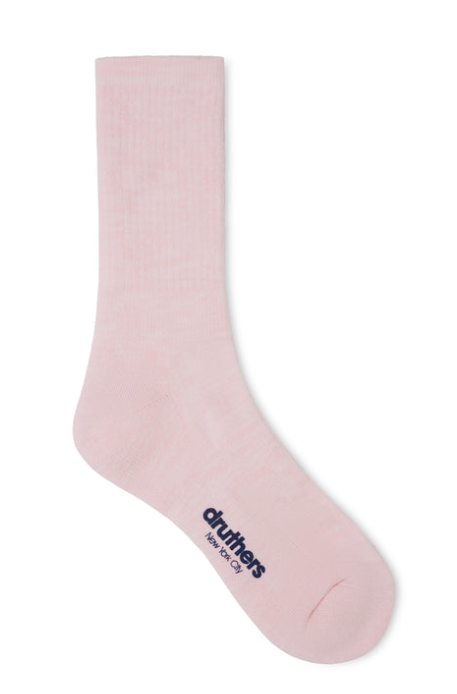 Everyday Organic Crew Sock (Pink Melange)