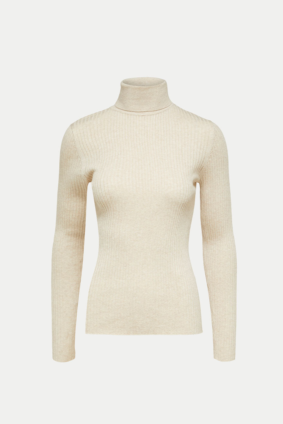 Selected Femme Birch Lydia Costa Knit Rollneck