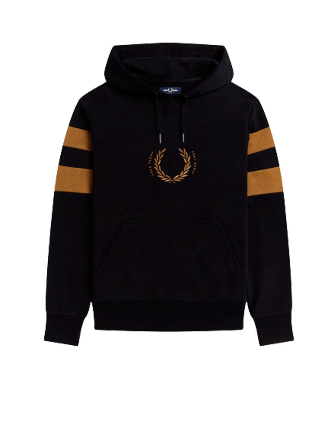 Fred Perry Fred Perry Bold Tipped Hooded Sweatshirt Black