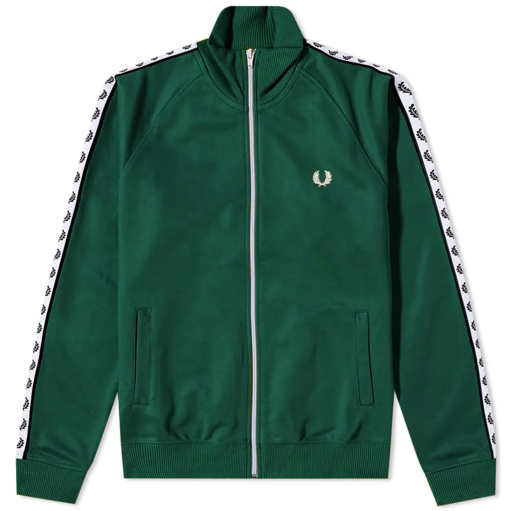 Fred Perry Fred Perry Taped Track Jacket Ivy Green