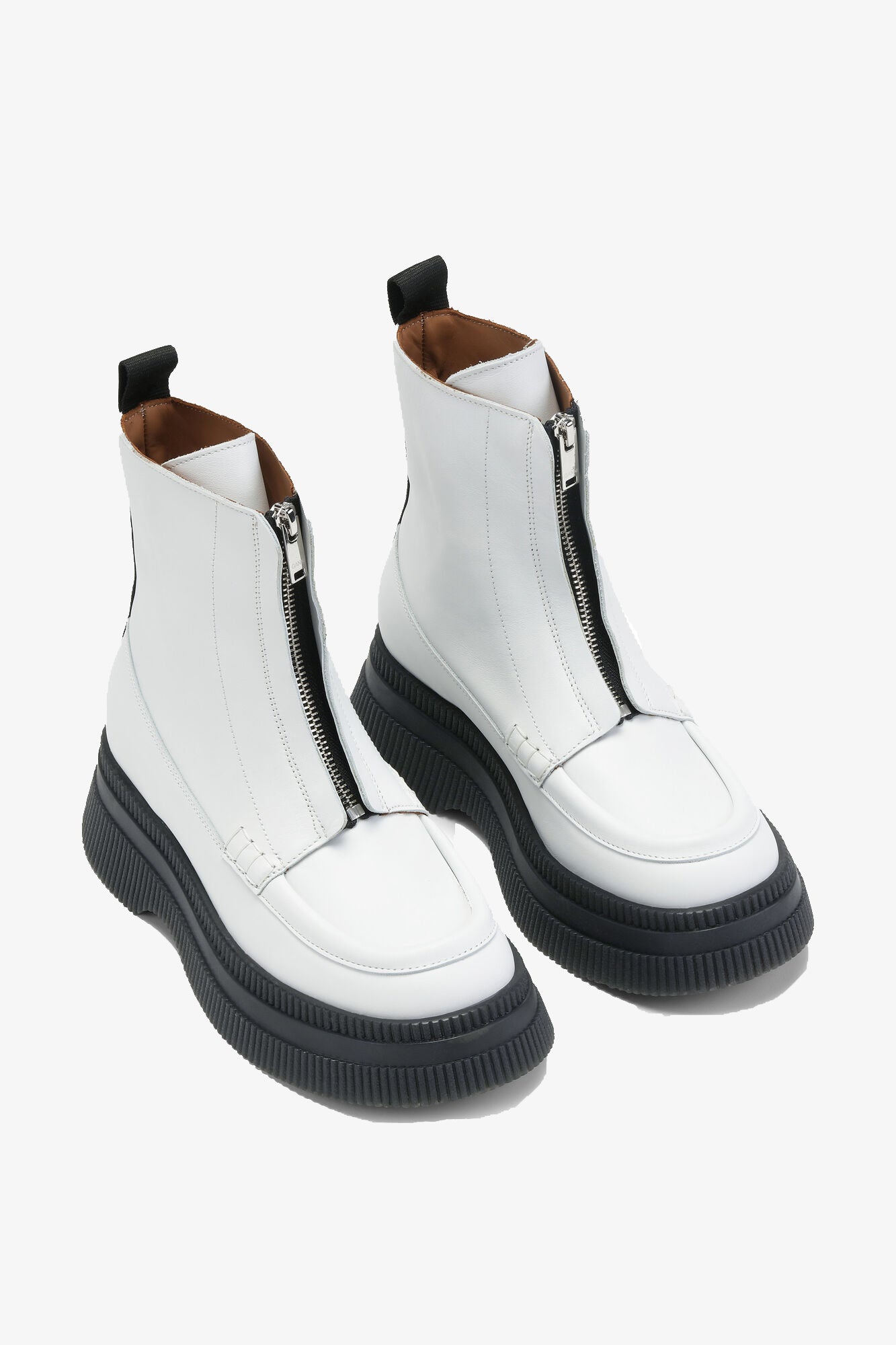 Ganni Creepers Wallaby Zip Boots