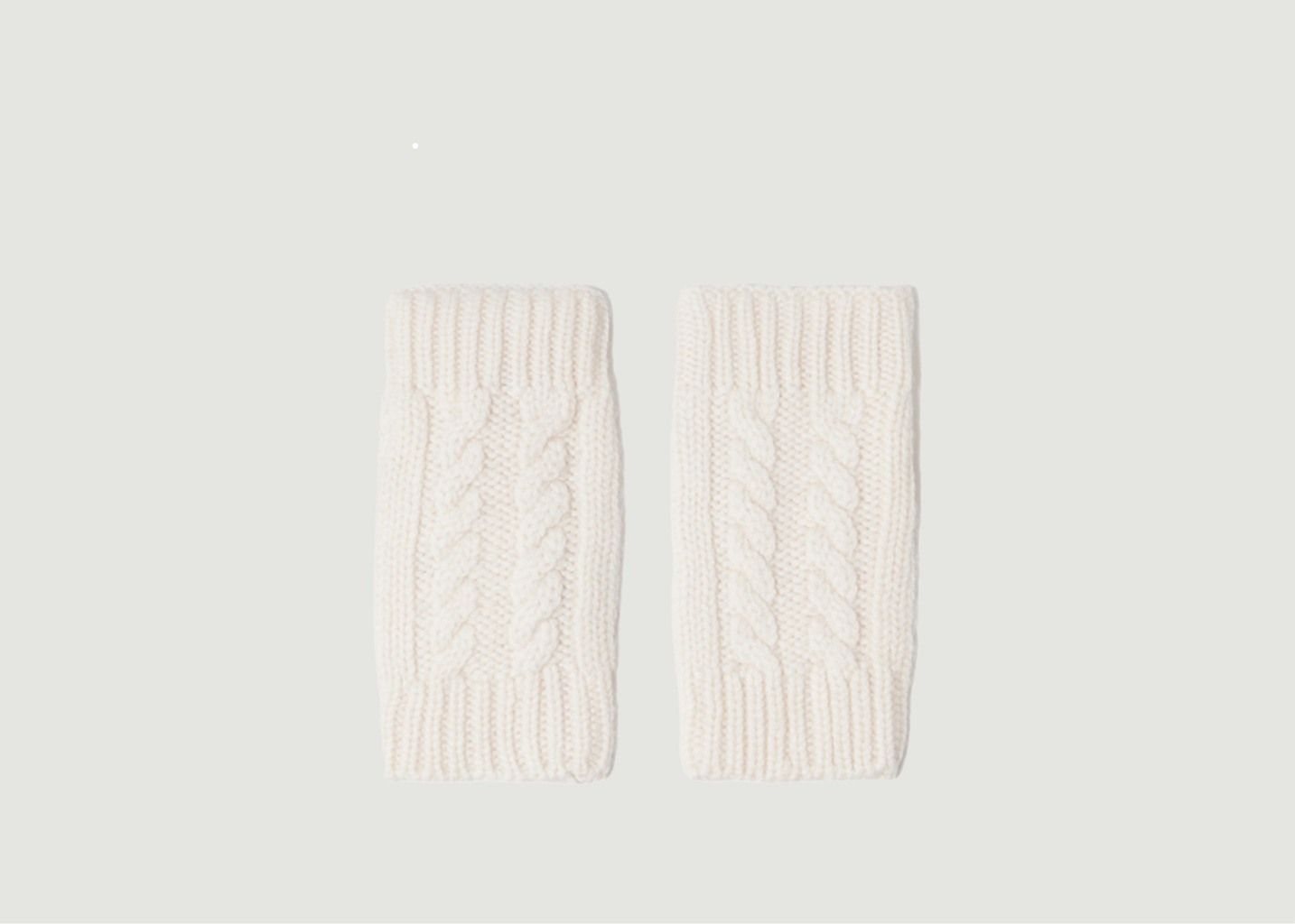 Gama Cashmere Twisted Mittens