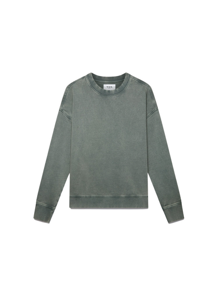 Oversized Sweat Organic Cotton Loopback In Charcoal From