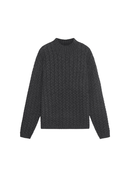Wax London Stoner Jumper Plait In Charcoal From