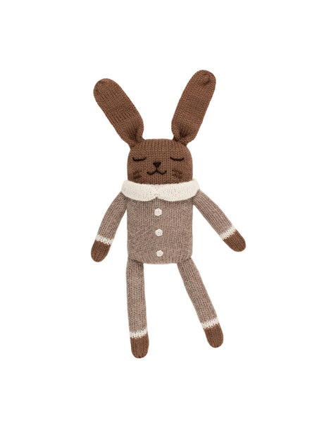 Organic Zoo Bunny Soft Toy - Oat Jumpsuit