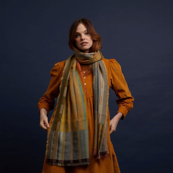 Wallace Sewell Gillingham Scarf - Mustard