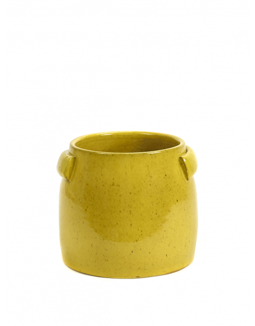 Serax Flower Pot Tabor S Yellow Jars D22 H19