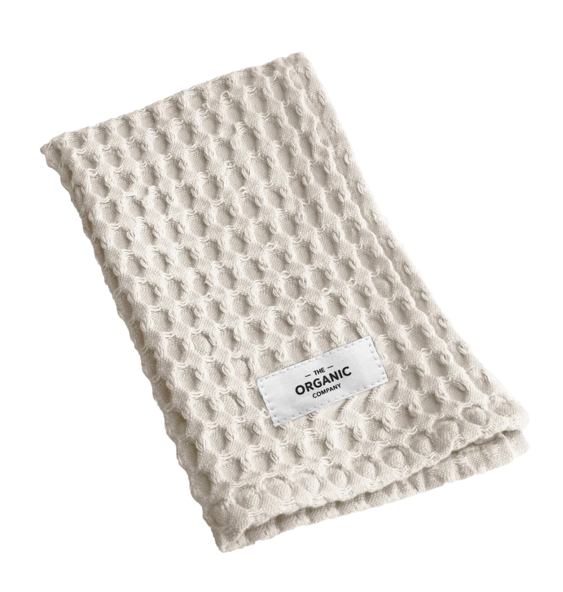 The Organic Company | Big Waffle Wash Cloth | Stone