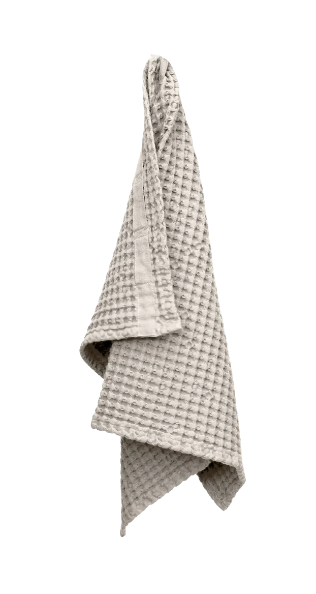 The Organic Company | Big Waffle Hand Towel | Stone