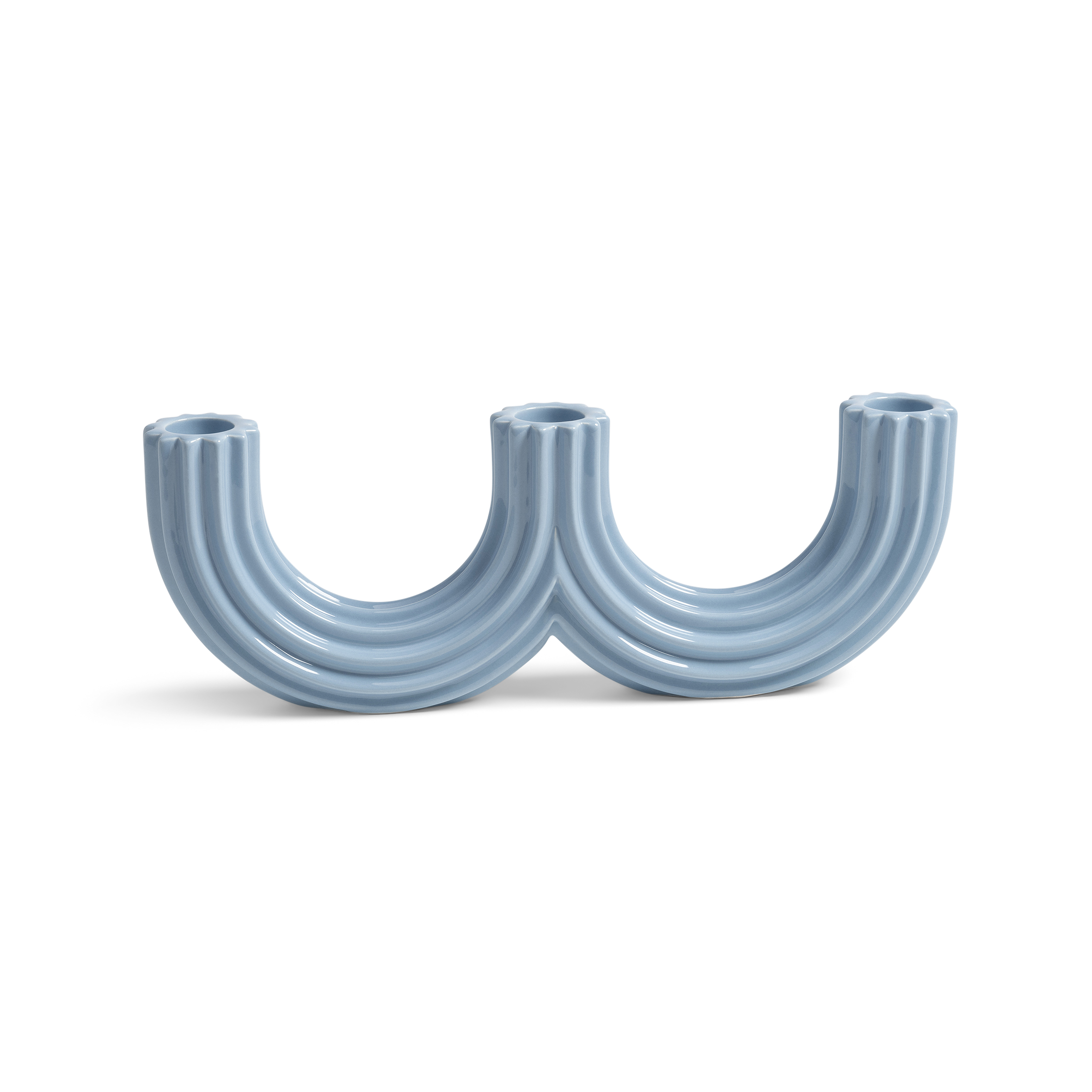 Churros Candle Holder - Light Blue