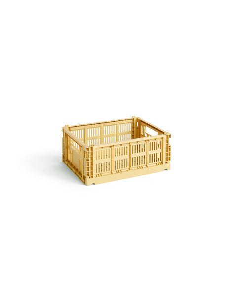 Caja Plegable Colour Crate M - Golden Yellow