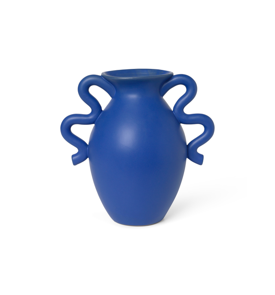 Bright Blue Verso Table Vase