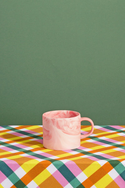 - Medium Mug - Marbled Milkshake Pink