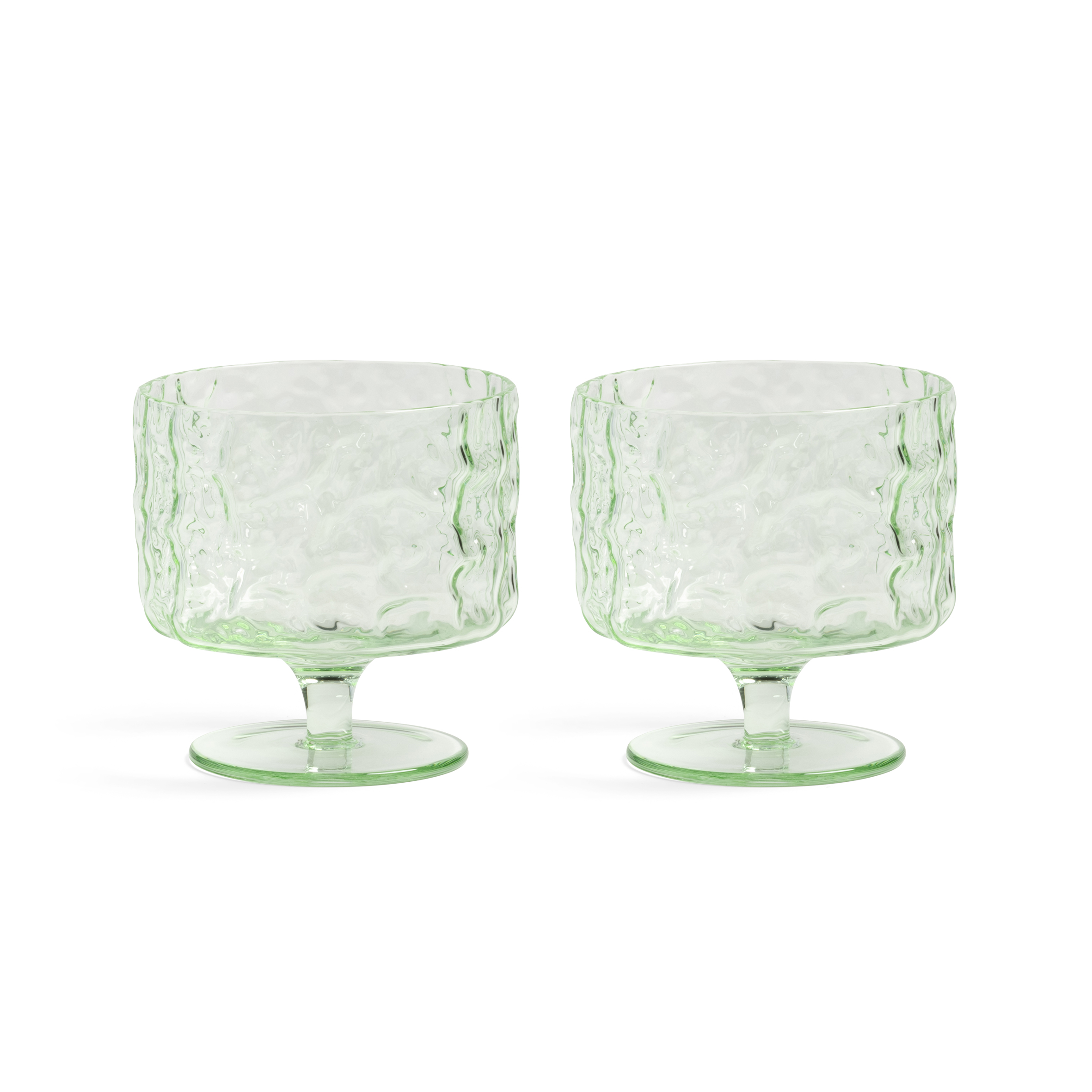 Set of 2 Green Trunk Coupe