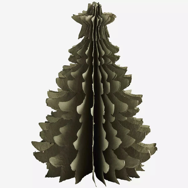 madam-stoltz-green-standing-paper-tree-christmas-decoration