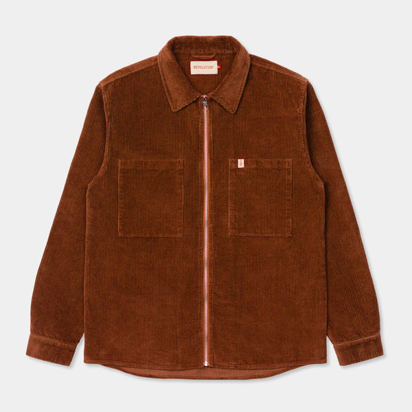 Revolution | 3857 Utility Overshirt Corduroy | Brown