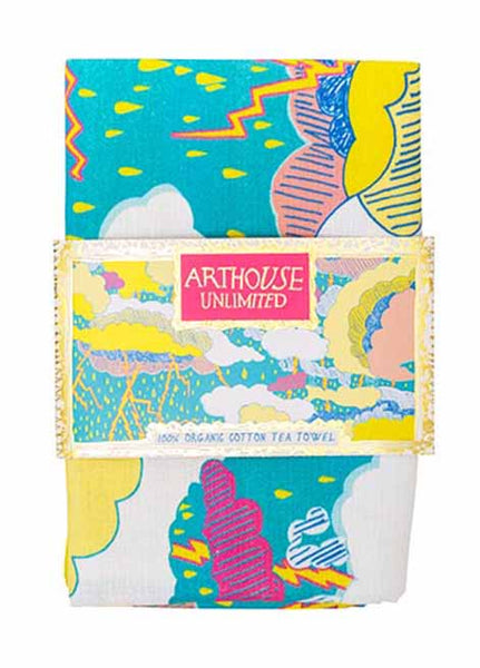 Lark London Sure Azure Can Be Tea Towel - Arthouse