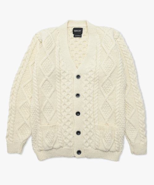 Howlin Blind Flowers Cardigan - Ecru