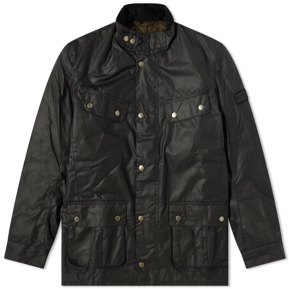 Trouva: Barbour International Duke Wax Jacket Sage