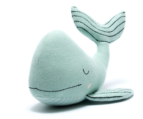 Knitted Sea Green Whale
