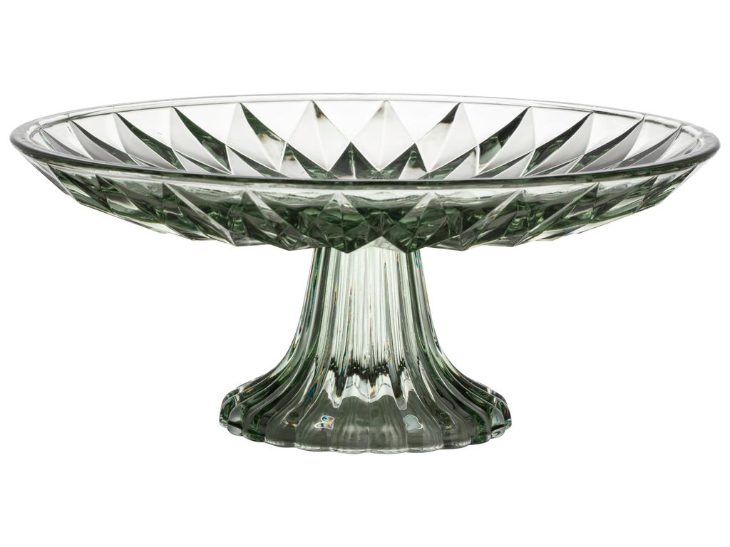 Rotterdam Interior Colored Glass Cake Stand Large