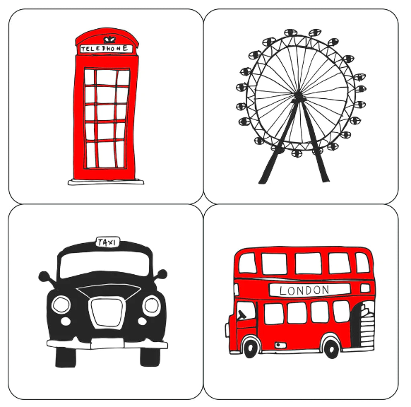 London Icons Coaster Set