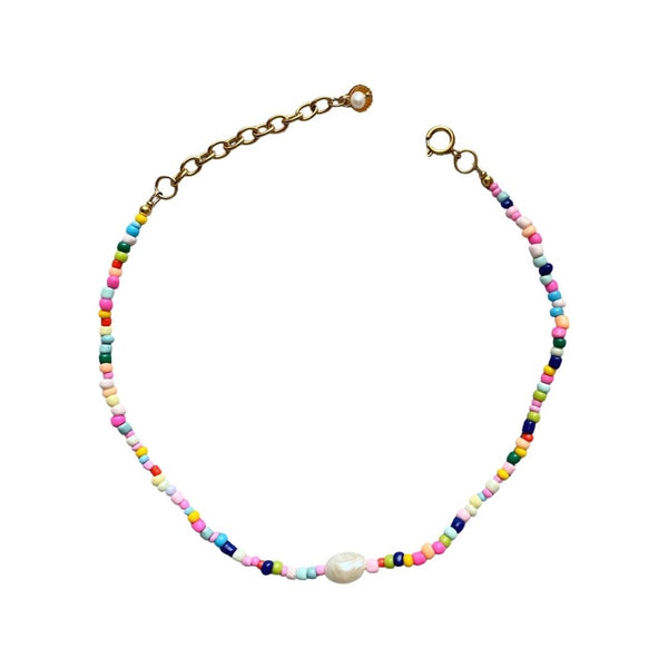 Sandy Pearl Tropical Necklace