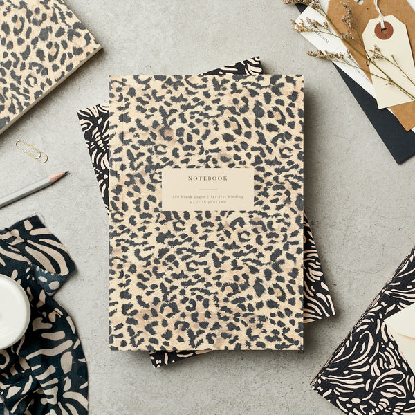 Vintage Leopard Notebook