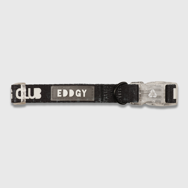 Medium Recycled Bad Dog Club Dog Collar