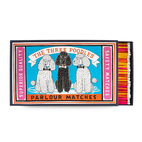 Archivist The Three Poodles Big Box Of Matches